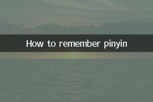 Come ricordare il pinyin