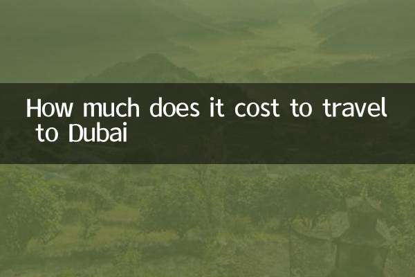 두바이 도착하는 데 드는 비용은 얼마입니까?