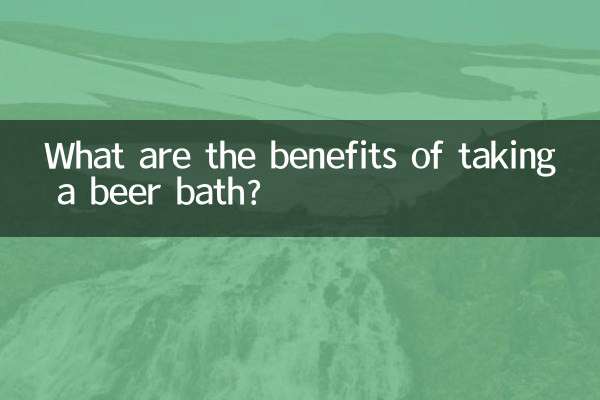 ¿Cuáles son los beneficios de tomar un baño de cerveza?