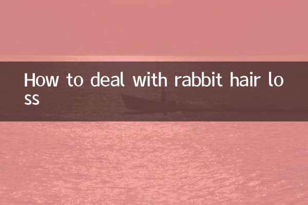 How to deal with rabbit hair loss
