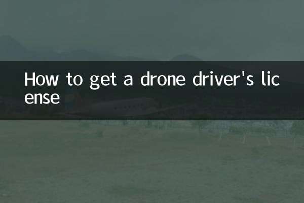 How to get a drone driver's license