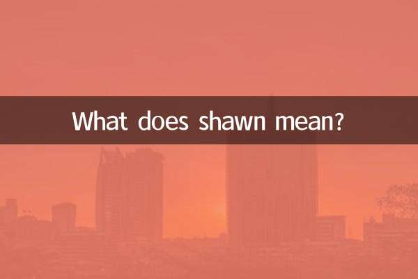 shawn什麼意思