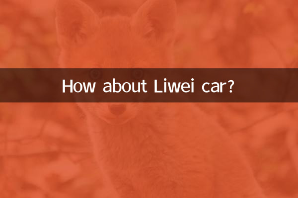 ¿Qué tal el coche Liwei?