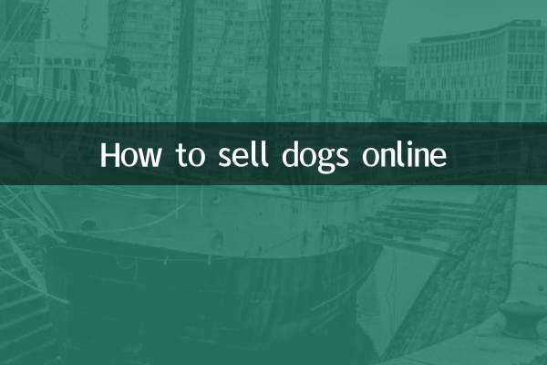Cómo vender perros online