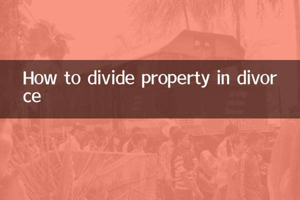 كيفية تقسيم الممتلكات في الطلاق