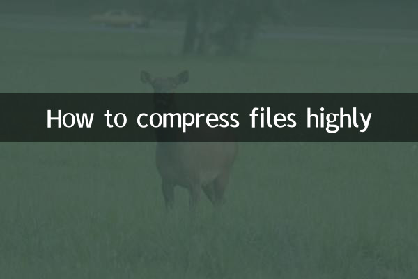 Como compactar arquivos altamente