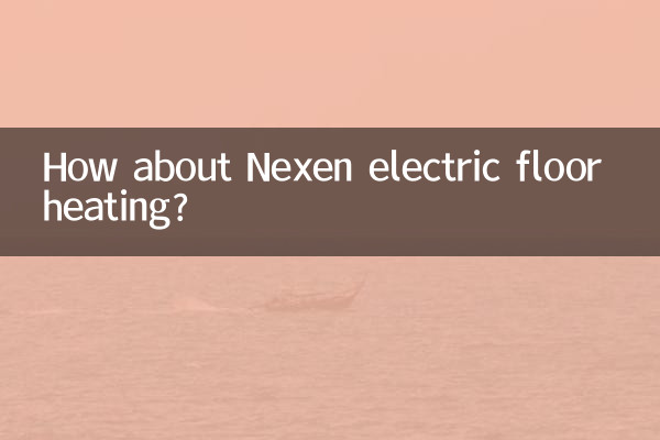 Que tal o aquecimento elétrico de piso Nexen?