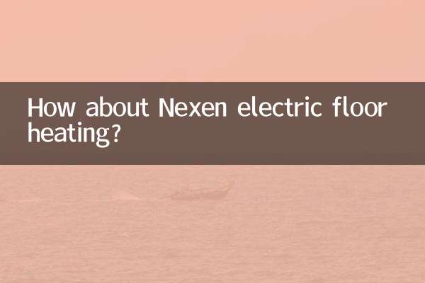 Que tal o aquecimento elétrico de piso Nexen?