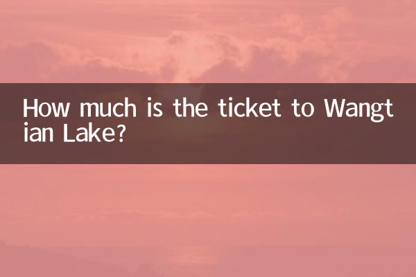 왕천호 티켓은 얼마인가요?