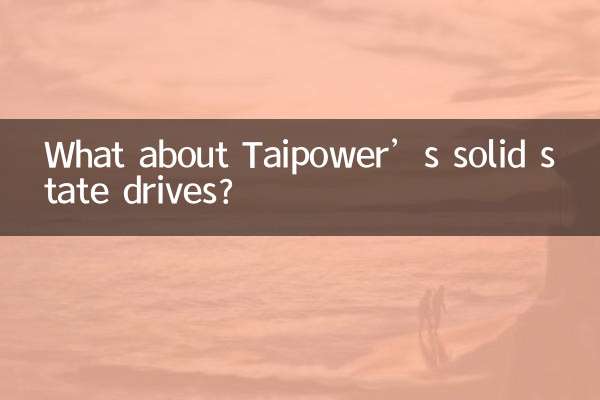 Taipower의 솔리드 스테이트 드라이브는 어떻습니까?