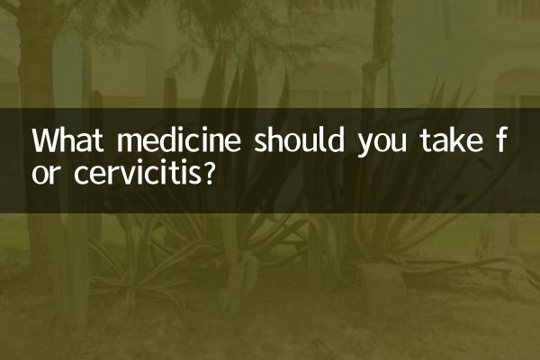 宮頸炎的吃什麼藥
