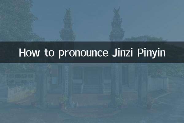 Come pronunciare Jinzi Pinyin