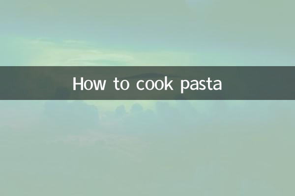 Come cucinare la pasta
