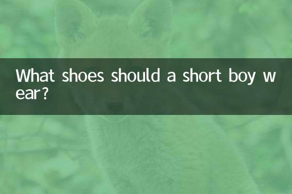 키 작은 남자는 어떤 신발을 신어야 할까요?