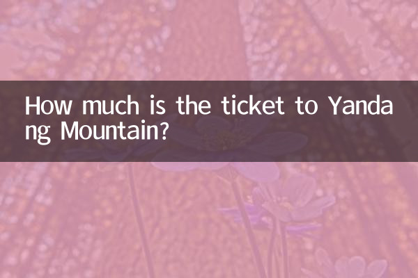 Quanto custa o ingresso para a montanha Yandang?