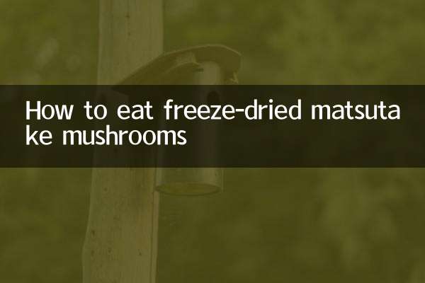 冻干松茸怎么吃