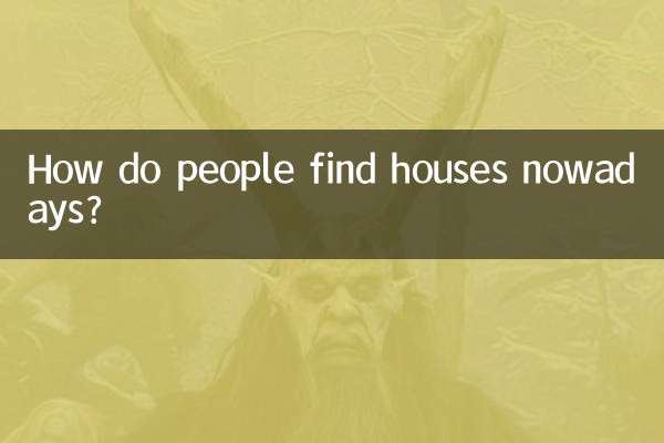 Comment les gens trouvent-ils un logement de nos jours ?