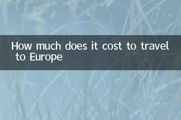 Quanto custa viajar para a Europa