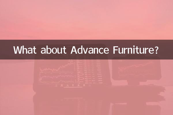 ماذا عن الأثاث المتقدم؟