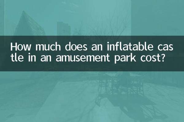 Сколько стоит надувной замок в парке развлечений?