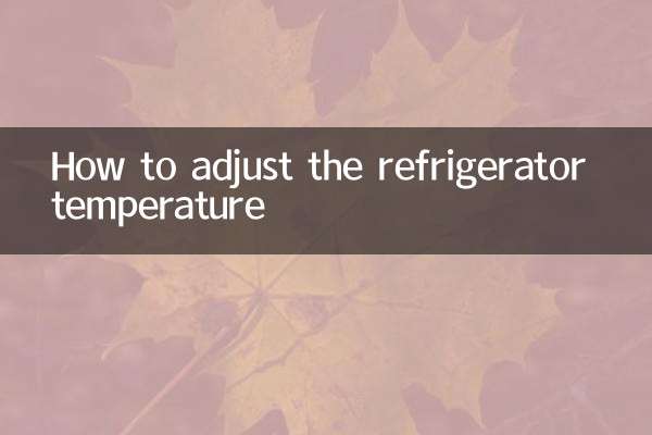 Cómo ajustar la temperatura del refrigerador