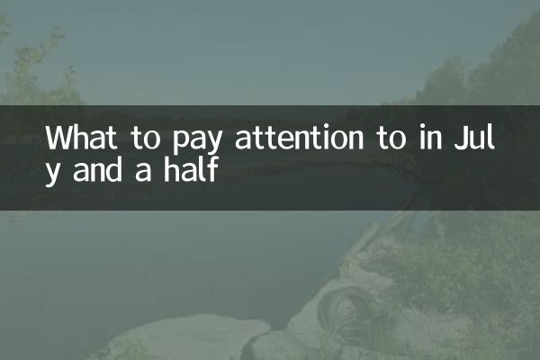 O que prestar atenção em julho e meio