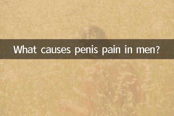 पुरुषों में लिंग में दर्द क्यों होता है?