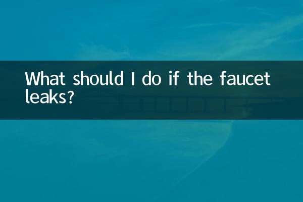 O que devo fazer se a torneira vazar?