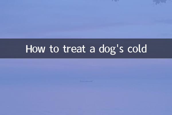 狗狗感冒了怎麼治