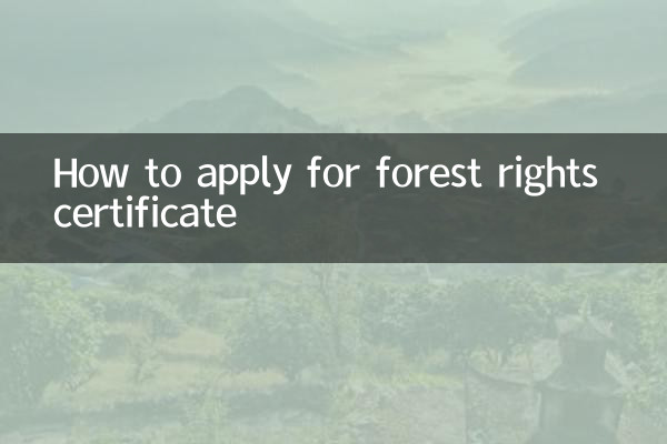 How to apply for forest rights certificate