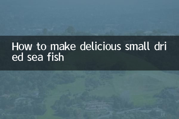 Wie man köstliche kleine getrocknete Seefische zubereitet