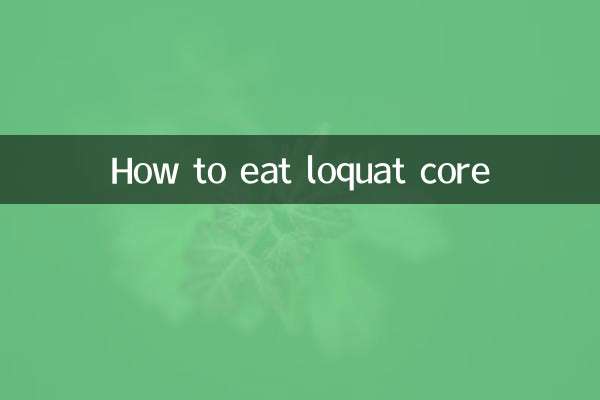 Come mangiare il torsolo di nespola