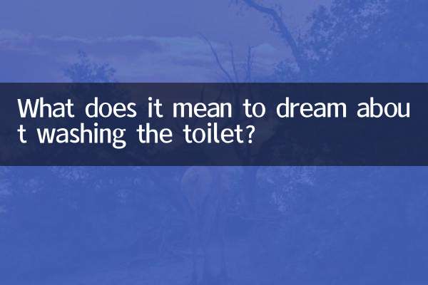 O que significa sonhar em lavar banheiro?