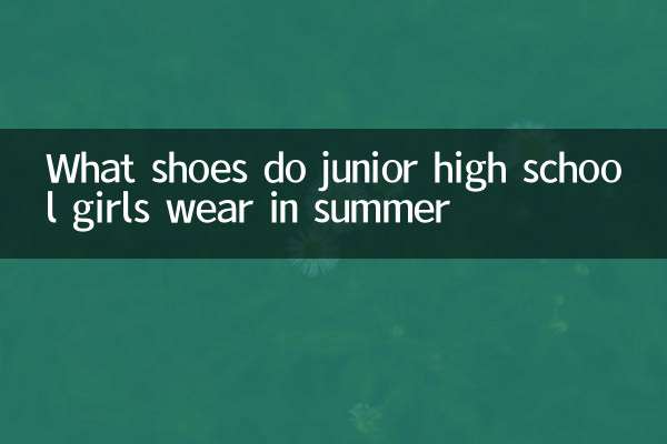 Welche Schuhe tragen Mädchen der Junior High School im Sommer
