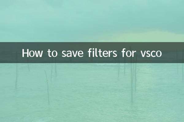 So speichern Sie Filter für VSCO