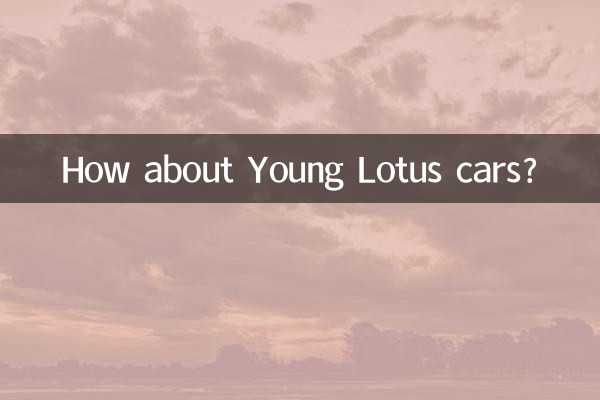 Que tal o carro de lótus jovem