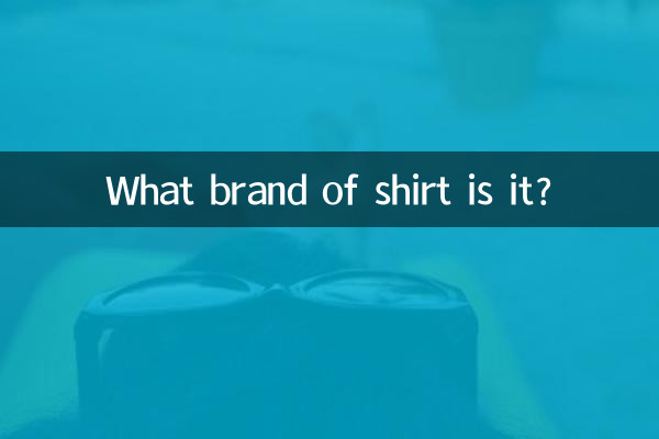 Qual é a marca da camisa?