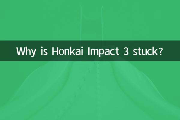 Pourquoi Honkai Impact 3 est-il bloqué ?