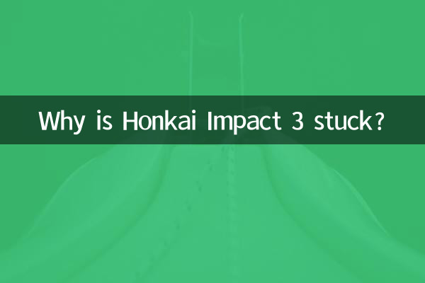 Pourquoi Honkai Impact 3 est-il bloqué ?
