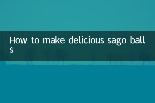 Como fazer deliciosos bolinhos de sagu