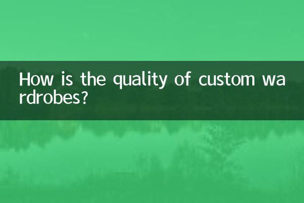 Como é a qualidade dos guarda-roupas personalizados?