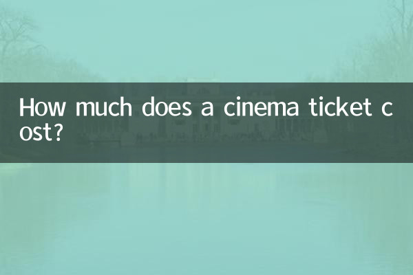 Combien coûte une place de cinéma ?