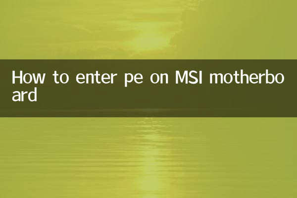 نحوه وارد کردن pe در مادربرد MSI