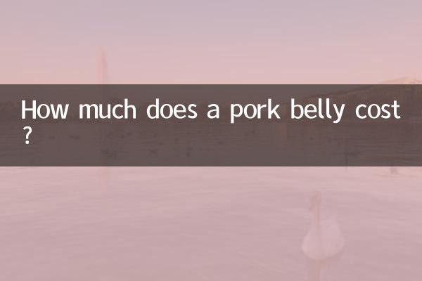 Wie viel kostet ein Schweinebauch?