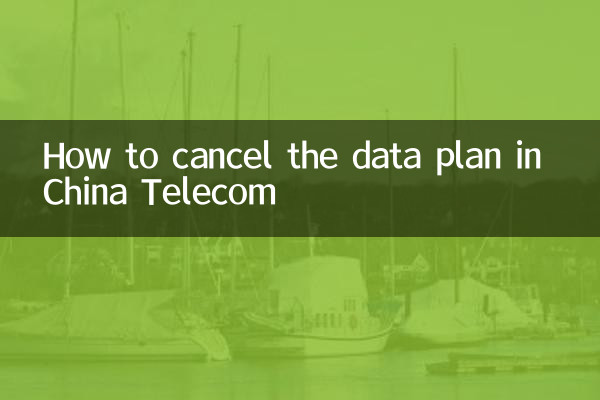 China Telecom에서 데이터 요금제를 취소하는 방법