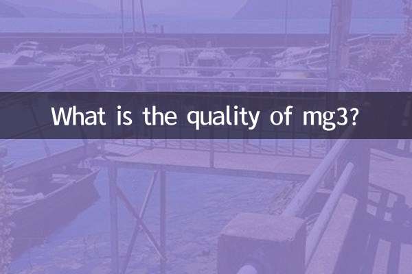 Quelle est la qualité du mg3 ?