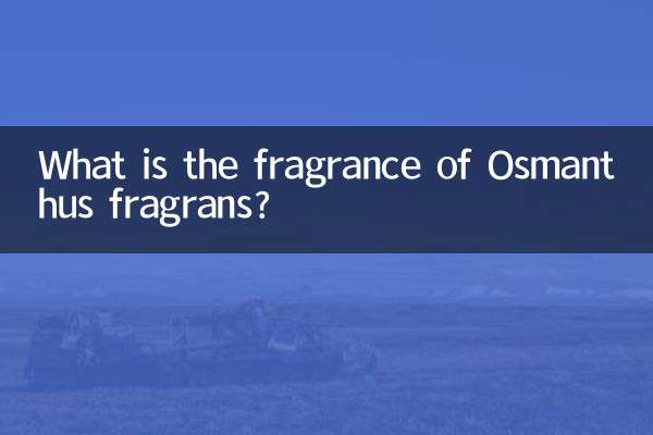 Was ist der Duft von Osmanthus fragrans?