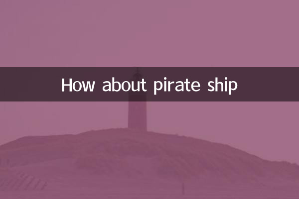 Que diriez-vous d'un bateau pirate