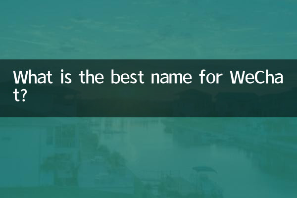 ما هو أفضل اسم لـ WeChat؟