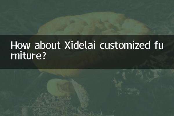 Que diriez-vous des meubles personnalisés Xidelai ?